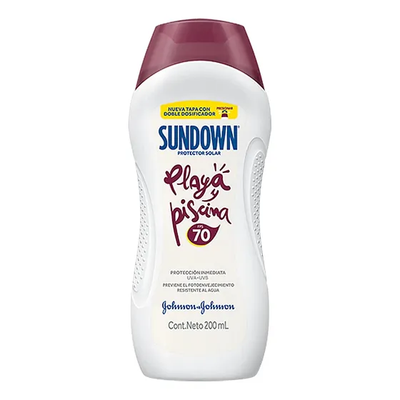 Bloqueador Sundown Fps70 X200ml