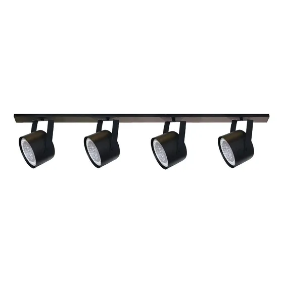 Base Barral 1 Metro 4 Spot Movil Halospot Ar111 Luz Led Eco 