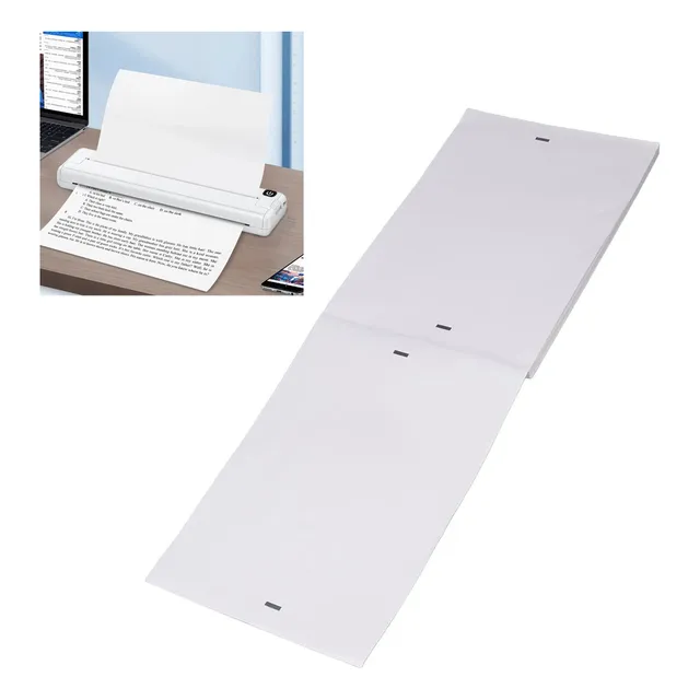 Papel Termico 100 Folhas A4 Impressora Bluetooth Trabalho