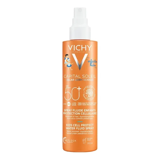 Vichy Idéal Soleil Fps50 Spray Para Niños Pieles Sensibles Protector Solar