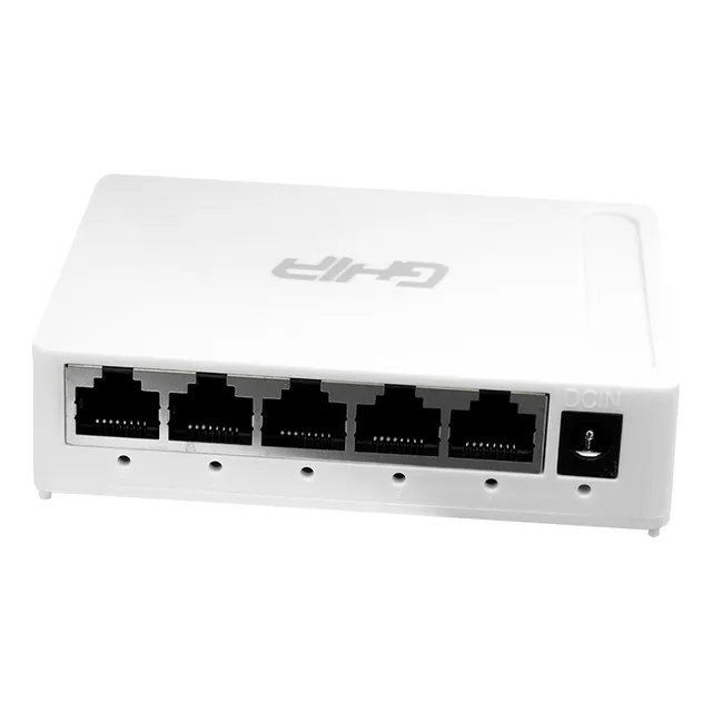 Switch Ghia Ethernet 5 Puertos Rj45 10/100/1000 Mbps Gigabit