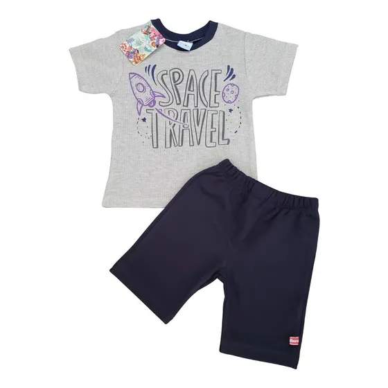 Conjunto De Bebé Franela Y Short Babsiboo Ref. 7249