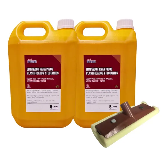 Cera Para Pisos Madera Parquet X 10 L Sin Solvente+aplicador