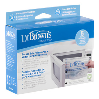 Dr Browns Bolsa Para Esterilizar Biberones En Microondas 5pz Dr Browns Bolsa Para Esterilizar Biberones En Microondas 5pz