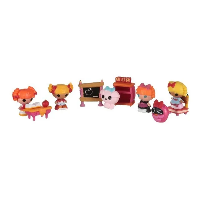 Lalaloopsy Pack 10 Mini Tinies Bea Schoolhouse Con Sorpresa