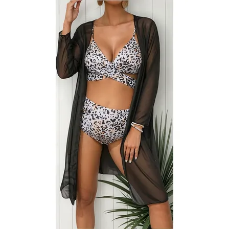 Traje De Baño Maternal Mujer / Animal Print/con Salida