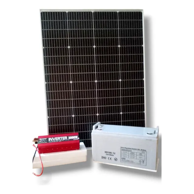 Kit Energía Solar, Inversor 3000w,panel,batería, Controlador