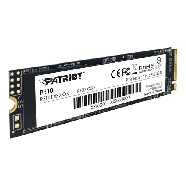 DISCO SOLIDO SSD 1.92 TB PATRIOT P310 M.2 NVME PCIE COLOR NEGRO