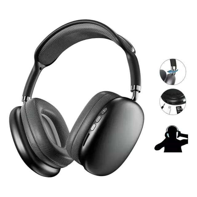 Auriculares Bluetooth Para Correr Y Hacer Ejercicio Negro