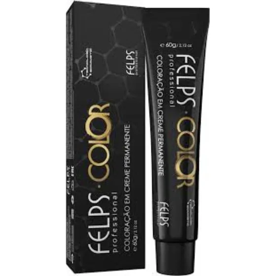 Felps Color Louro Claro Cinza 8.1 60g Grátis Ox 20 Vol