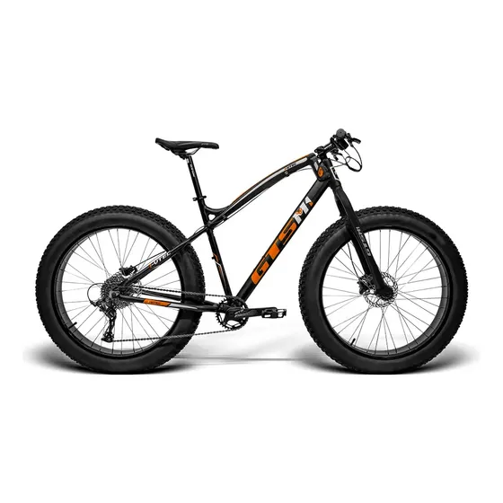 Bicicleta Fat Bike Aro 26 GTS Freio Hidráulico 9v Tamanho Do Quadro 20 Cor Laranja GTSM1 I-vtec FAT Trail
