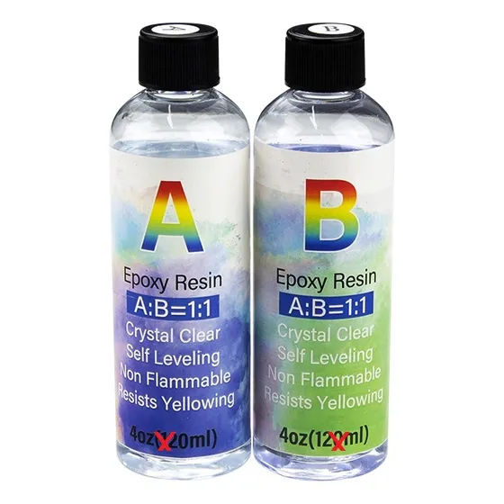 Resina Epoxica Para Manualidades Joyería 100 + 100 Ml.