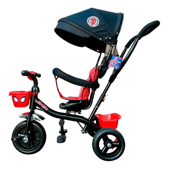 Triciclo Disney Con Asiento Giratorio Y Manija Direccional