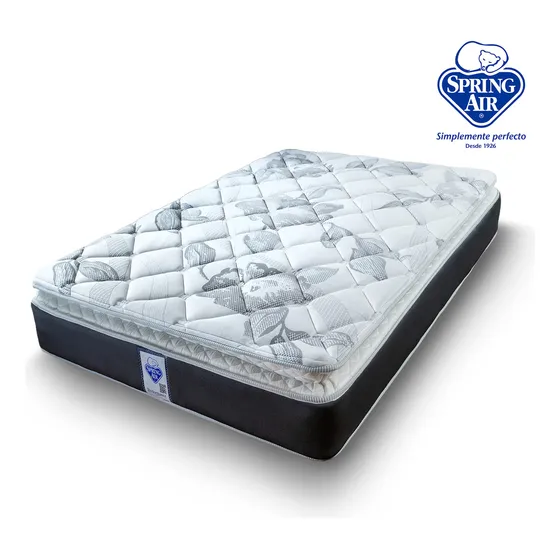 Colchón Individual Spring Air Smith Tecnología Performance Colchon Ortopédico Gran Soporte Lumbar 28 cm de Altura Firmeza Media