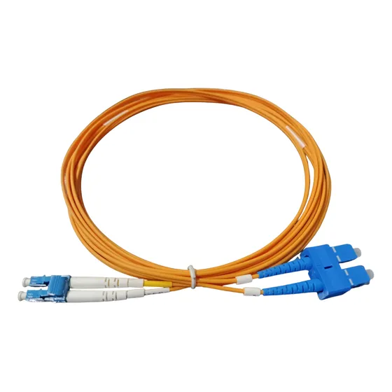 Patch Cord Fibra Optica Sc Upc A Lc Upc Duplex Azul 3 Metros