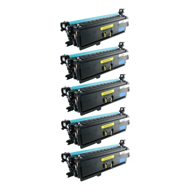 5 Pza Ce402a Toner Nuevo 507a Compatible Con Mfp M575dn