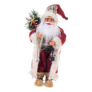 Figura De Papá Noel, Adorno Navideño, 45 Centímetros Figura De Papá Noel, Adorno Navideño, 45 Centímetros