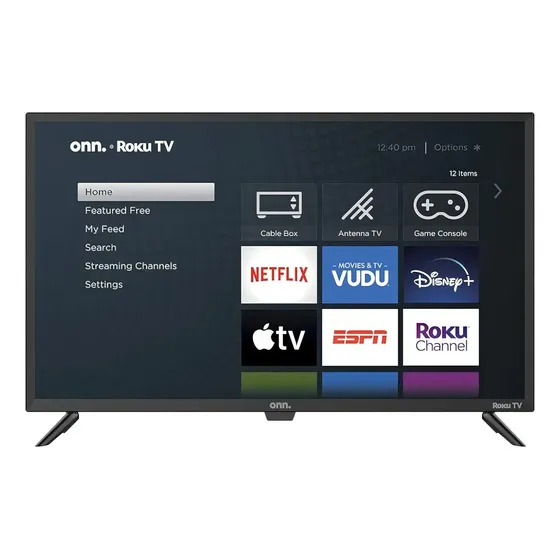 Smart TV Onn Roku 32" HD LED Wi-Fi Netflix 3 HDMI USB