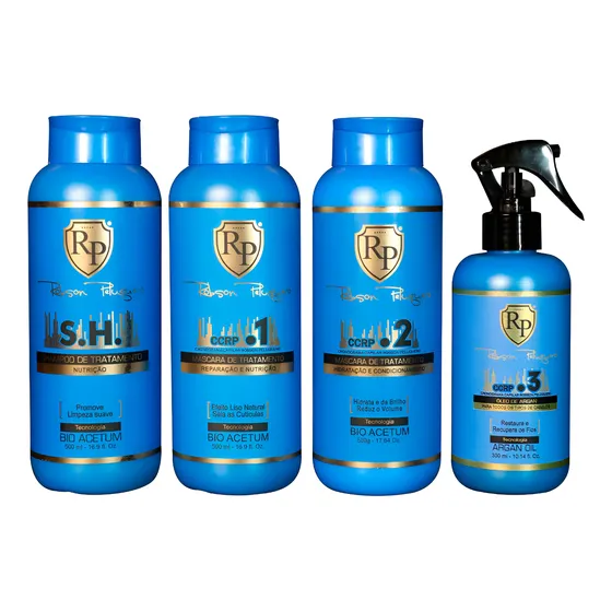 Robson Peluquero Kit Ccrp Cronograma Capilar 4 Passos