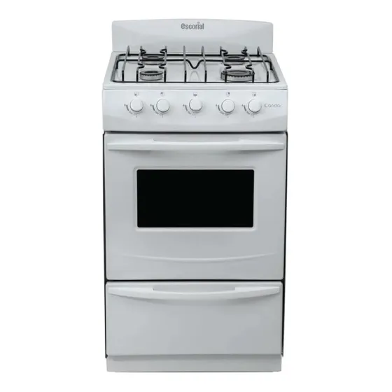 Cocina a Gas Escorial Candor S2 Color Blanco Gas Natural