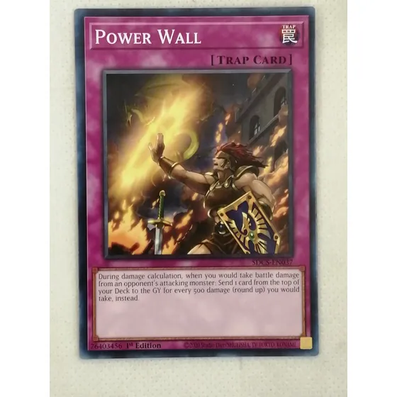 Comun Yugioh Power Wall
