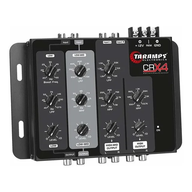 Audio Vehiculo 4 Via Mono 8v Bass Boost Dsp Crossover