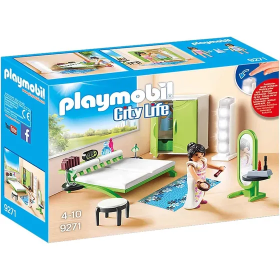 Playmobil Dormitorio Con Accesorios Pm9271