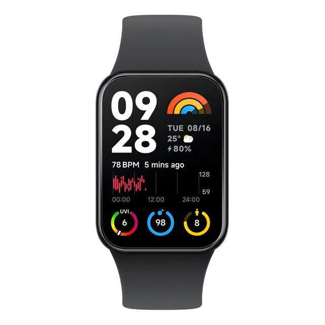 Xiaomi reloj smartwatch GM-1187 mi band 8 pro 1.74'' bluetooth nfc malla negra