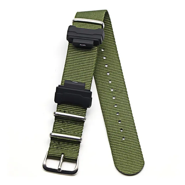 Correa De Nylon 22mm Más Adaptores De Tpu Para Casio G-shock