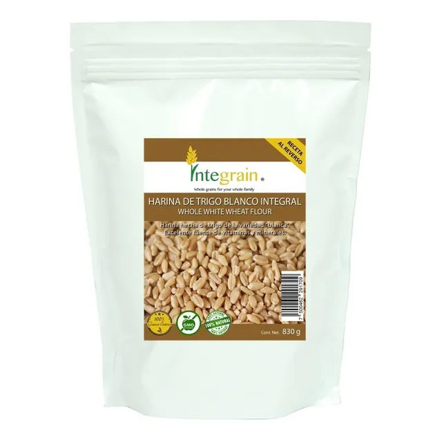 Harina De Trigo Blanco Integral 830g Integrain Sin Ogm Se