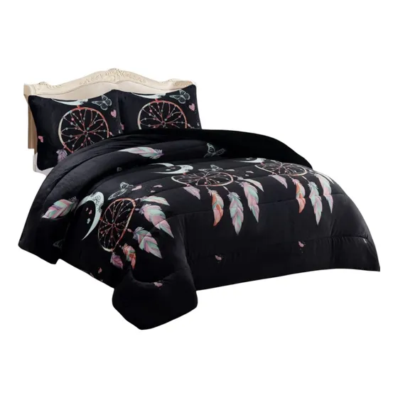 Cobertor Plush Con Chiporro 2 Plaza + 2 Fundas Almohadas