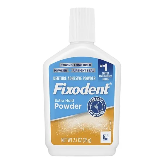 Fixodent Extra Polvo Adhesivo Max Fijación Prótesis Dental 
