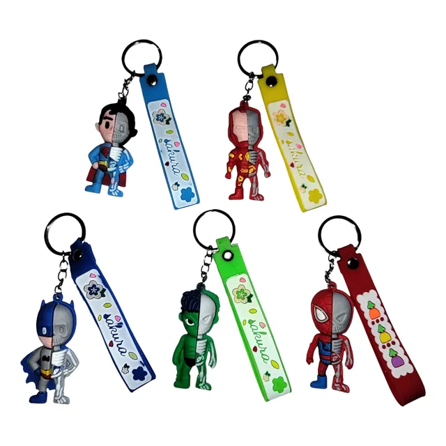 Llavero Goma Personajes Dibujos Animados Tendencia X2u