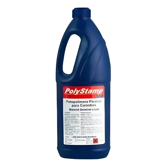 Polímero Polystamp 900gr Para Fabricação De Carimbos 