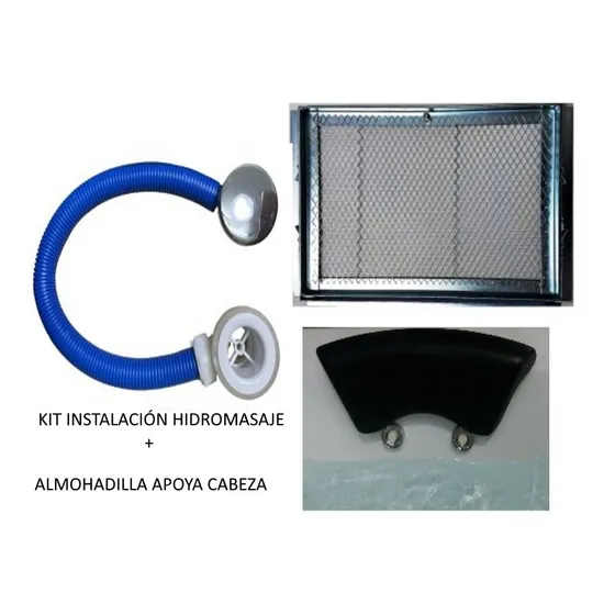 Kit Instalación Hidromasaje Puerta+sopapa Completa+almohadil