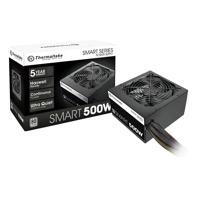 Fuente de poder para PC Thermaltake Technology Smart Series Ps-Spd-0500npcwus-W 500W negra 110V
