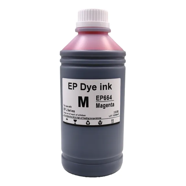 Tinta Dye Premium Compatible Epson T664 1 Lt