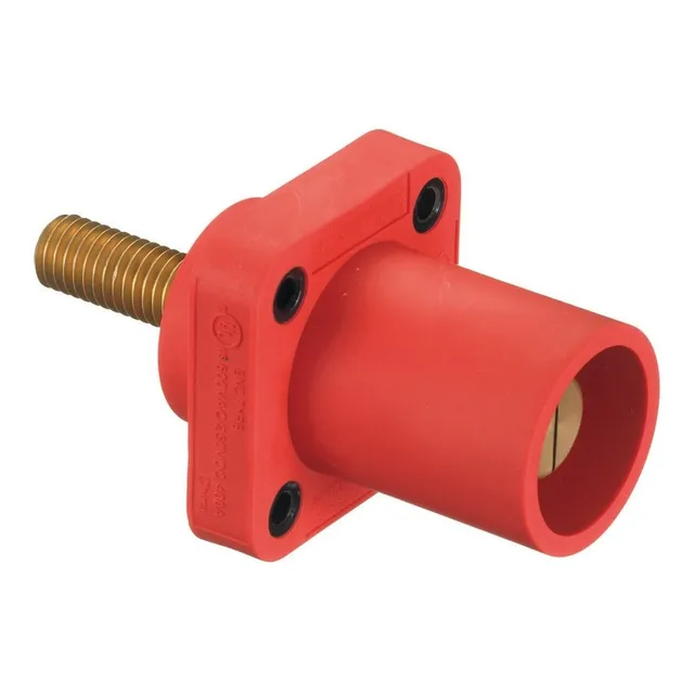 Conector Chasis Camlock Macho Color Rojo