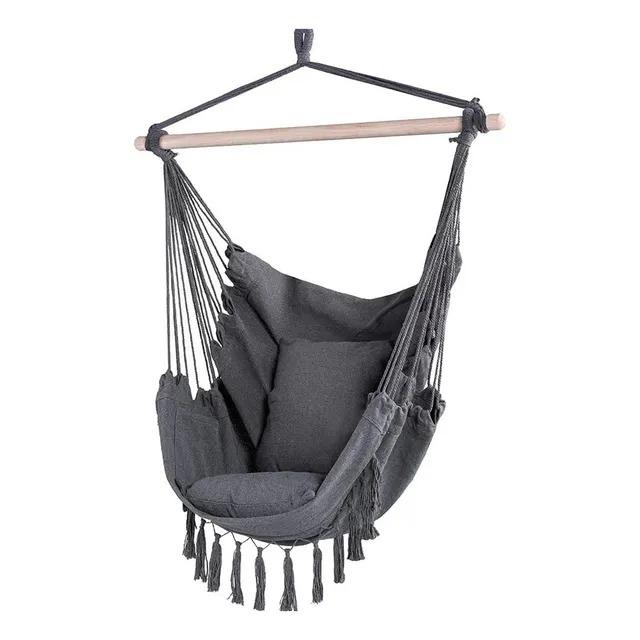 Hamaca Silla Acolchonada Colgante 130cm X 100cm