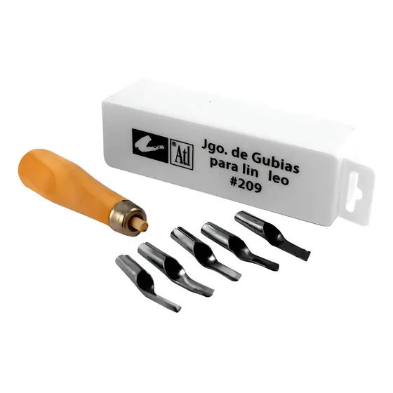 Gubia Para Linóleo ATL 20847 Estuche Herramienta Grabado