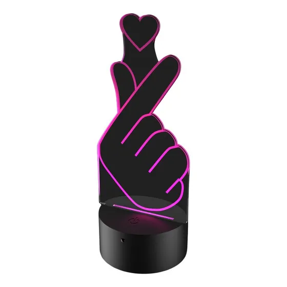 Luminária De Led - Bts Coraçãozinho Coreano
