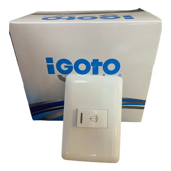 Interruptor Tipo Timbre Blanco Serie C Igoto