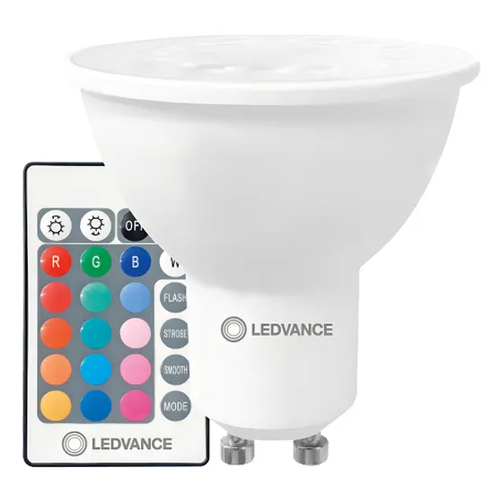 Lampara Dicro Led Rgb 4,5w C/control Marca Ledvance