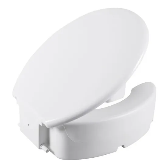Asiento Inodoro Elevado 16.5 Cm Ortopédico Con Tapa
