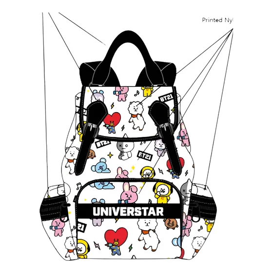 Bt21 Mochila Impresa (blanca)