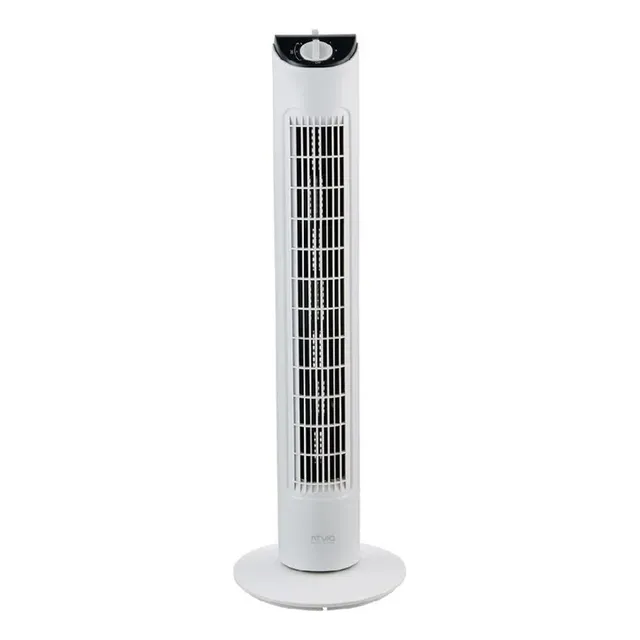 Ventilador De Torre Atvio 32 Pulg. (82 Cm) 40w (rtw-dt) 81.28 Cm 60 Hz Blanco Negro Plástico 1