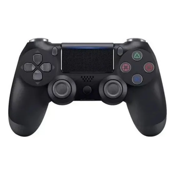 Joystick Preto Sem Fio Jogos Em Videogame E Computador