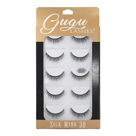 Pestañas Gugu Lashes Sm12 Silk Mink