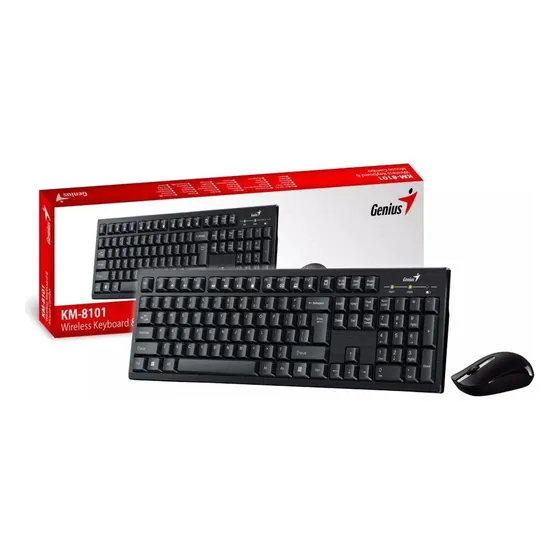 Combo Mouse Teclado Inalambrico Genius Con Ai Copilot