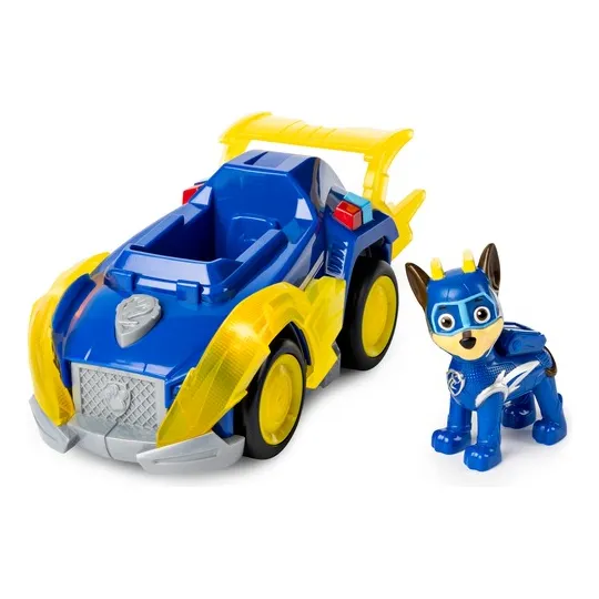 Paw Patrol Chase Vehiculo C/ Luces Y Sonidos Patrulla Canina